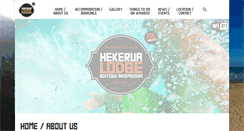 Desktop Screenshot of hekerualodge.co.nz